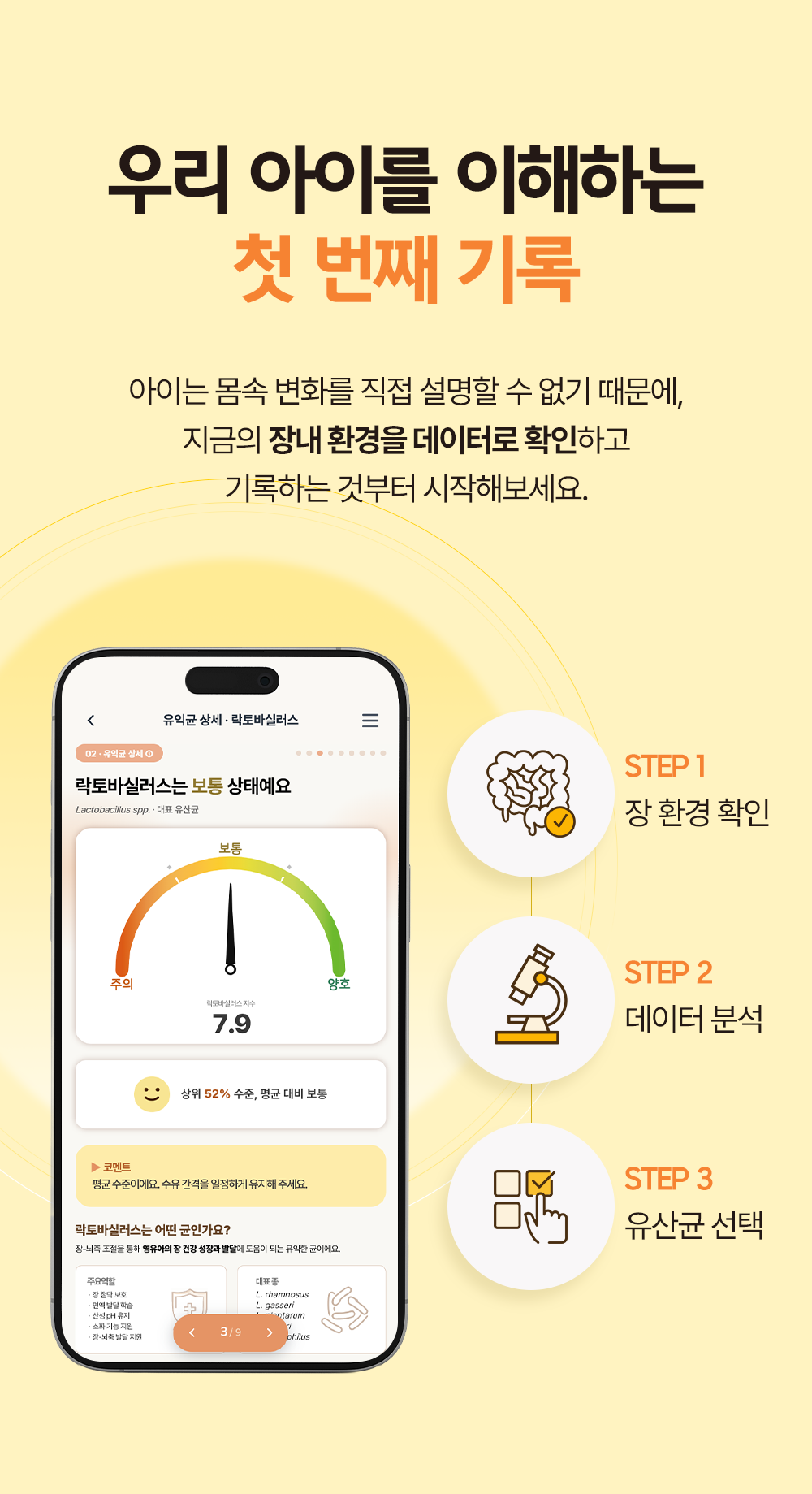 영유아 장내 미생물 분석(qPCR) 검사 서비스 (~60개월 미만) 체험단 상품 상세 5